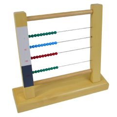Ábaco pequeño de madera - Montessori