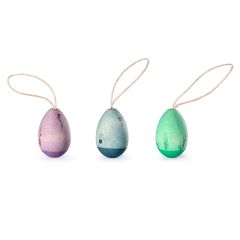 Adornos huevos de Pascua de madera Aurora Eggs (3) - Grapat
