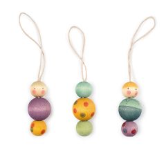 Adornos navideños de madera Snowy Buddy (3) - Grapat