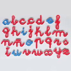 Alfabeto letras Montessori minúsculas rellenables translúcidas (28) - Sumando Momentos