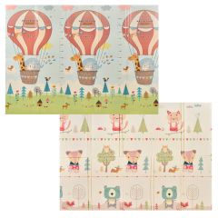 Alfombra de espuma plegable y reversible Fancy Globo y Oso 2 x 1,8 metros - MS