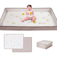 Alfombra-piscina de bolas plegable y reversible 1,8 x 1,5 cm - Taf Toys