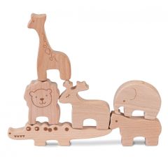 Animales apilables de madera (6) - Edukalu