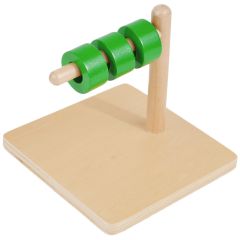 Apilable guía horizontal 3 discos de madera - Montessori