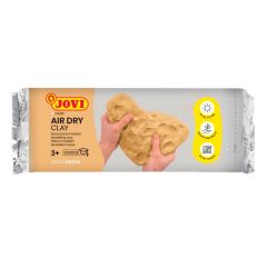 Arcilla o pasta para modelar ocre Air Dry Clay 500 g - Jovi