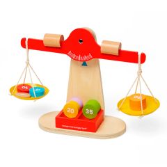 Balanza matemática de madera - Bigjigs