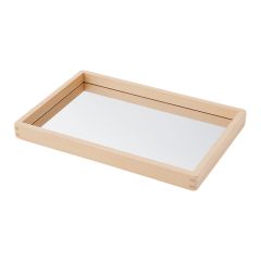 Bandeja de madera con espejo para explorar 36 cm - TickiT