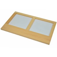 Bandeja de madera para resaques doble - Montessori
