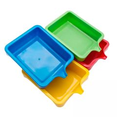 Bandejas de colores para pintura (4) - Deukaliptus