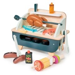 Barbacoa portátil con accesorios de madera - Tender Leaf