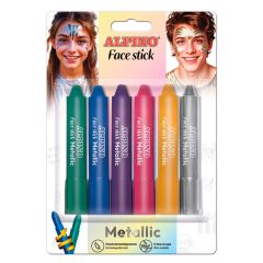 Barras de maquillaje para disfraces metalizados Twist (6) - Alpino