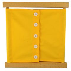 Bastidor de madera con botones pequeños - Montessori