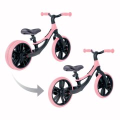 Bicicleta de equilibrio sin pedales Go Bike Elite Duo rosa pastel - Globber