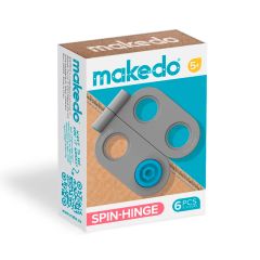 Bisagras reutilizables para cartón (6) - Makedo