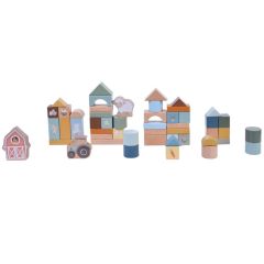Bloques de madera Granja (50) - Little Dutch