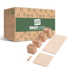 Bloques de madera Smart Lines (160) - Just Blocks