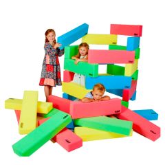 Bloques de espuma XXL para motricidad, juego libre y construcción (24) - RIWI