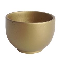 Bol dorado de madera - Montessori