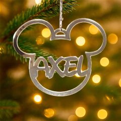 Bola para árbol de Navidad personalizada - Mickey Mouse