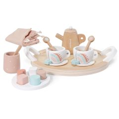 Bolsa con set de té de madera - Miniland