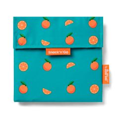 Bolsa reutilizable de tela Orange Snack'n'Go Fruits - Roll'eat
