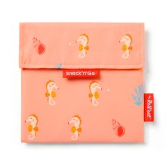 Bolsa reutilizable de tela Seahorse Snack'n'Go Animals - Roll'eat