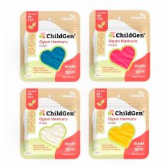 Bolsitas de plastilina natural glitter con purpurina (4) - ChildGen