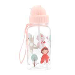 Botella de tritán con pajita Caperucita Little Red 500 ml - Tutete