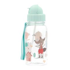 Botella de tritán con pajita cerditos Three Little Pigs 500 ml - Tutete