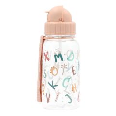 Botella de tritán con pajita Letras Funny Letters 500 ml - Tutete