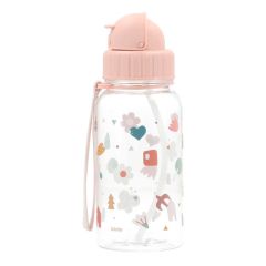 Botella de tritán con pajita Naturaleza Geometric Nature 500 ml - Tutete