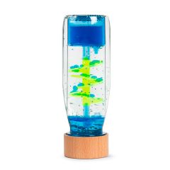 Botella sensorial azul Move Bottle Spiral - Petit Boum