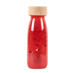 Botella sensorial flotante roja Float Bottle - Petit Boum