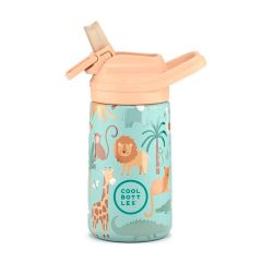Botella térmica de acero inoxidable pajita bebé Wild Crew 350 ml - Cool Bottles