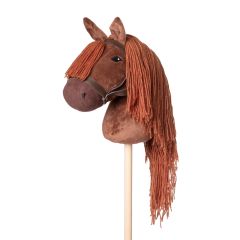 Caballo marrón con palo de madera Hobby Horse - Astrup