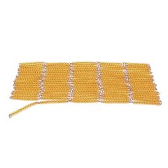 Cadena de 1000 perlas doradas - Montessori