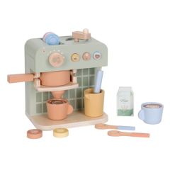 Cafetera de madera con accesorios - Little Dutch