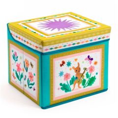 Caja de almacenamiento con asiento Conejo - Djeco