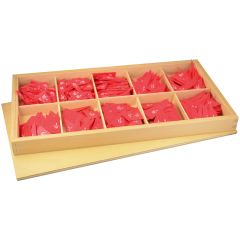 Caja con fracciones de 1/11 a 1/20 - Montessori