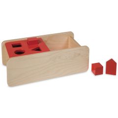 Caja de permanencia de madera 4 formas - Montessori