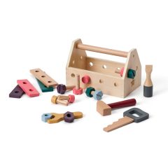 Caja de herramientas de madera para atornillar - Kid's Concept