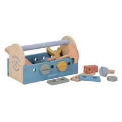 Caja de herramientas de madera para atornillar - Little Dutch