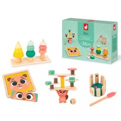 Caja regalo set de 4 juegos +36 meses - Janod