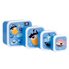 Cajas para almuerzo y snacks Piratas (4) - A Little Lovely Company