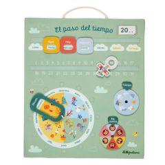 Calendario de tela El paso del tiempo - Lilliputiens