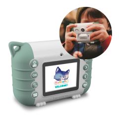 Cámara de fotos digital instantánea Kidyprint verde pastel - Kidywolf
