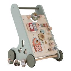 Carrito andador de madera Pequeña granja con 8 actividades - Little Dutch
