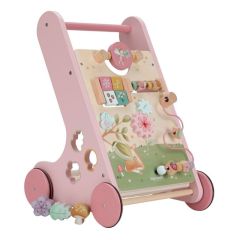 Carrito andador de madera con 8 actividades Jardín de Hadas - Little Dutch