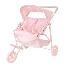 Carrito silleta gemelar para muñecas Daisy - Monnëka