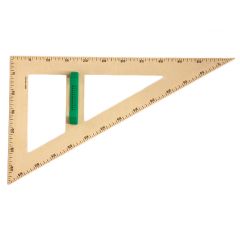 Cartabón gigante magnético de madera para pizarras - Wissner